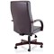 Chesterfield Executive Chair, Fixed Height Arms, Burgundy