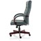 Chesterfield Executive Chair, Fixed Height Arms, Green
