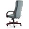 Chesterfield Executive Chair, Fixed Height Arms, Green