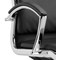 Classic High Back Executive Chair, Leather, Black, Assembled