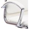 Classic High Back Executive Chair, Fixed Height Arms, White - Delivered Built