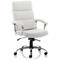 Desire Executive Chair, Fixed Height Arms, White - Delivered Built