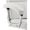 Desire Executive Chair, Fixed Height Arms, White