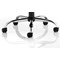 Desire Executive Chair, Fixed Height Arms, White