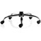 Moore Deluxe Executive Chair, Fixed Height Arms, Black