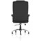 Moore Deluxe Executive Chair, Fixed Height Arms, Black
