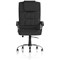 Moore Deluxe Executive Chair, Fixed Height Arms, Black