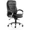 Rocky High Back Executive Chair, Fixed Height Arms, Black