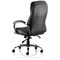 Rocky High Back Executive Chair, Fixed Height Arms, Black