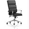 Savoy Executive Chair, Fixed Height Arms, Black