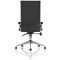 Savoy Executive Chair, Fixed Height Arms, Black
