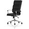 Savoy Executive Chair, Fixed Height Arms, Black