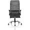 Vegas Executive Mesh Back Chair, Fixed Height Arms, Black