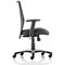 Victor Leather & Mesh Executive Chair, Height Adjustable Arms, Black - Delivered Built