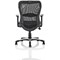 Victor Leather & Mesh Executive Chair, Height Adjustable Arms, Black
