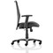 Victor Leather & Mesh Executive Chair, Height Adjustable Arms, Black