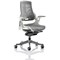 Zure Elastomer Executive Chair, Height Adjustable Arms, Grey