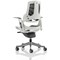 Zure Elastomer Executive Chair, Height Adjustable Arms, Grey
