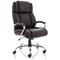 Texas Executive Heavy Duty Chair, Fixed Height Arms, Black