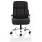 Texas Executive Heavy Duty Chair, Fixed Height Arms, Black
