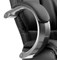 Galloway Bonded Leather Executive Chair, Fixed Height Arms, Black - Delivered Built