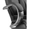 Galloway Bonded Leather Executive Chair, Fixed Height Arms, Black