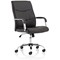 Carter Luxury Chair, Fixed Height Arms, Black