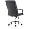 Carter Luxury Chair, Fixed Height Arms, Black