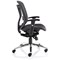 Mirage II Mesh Executive Chair, Height Adjustable Arms, Black