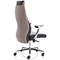Mien Executive Chair, Fixed Height Arms, Black & Mink - Delivered Built