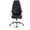 Mien Executive Chair, Fixed Height Arms, Black & Mink - Delivered Built