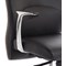 Mien Executive Chair, Fixed Height Arms, Black & Mink - Delivered Built