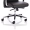 Mien Executive Chair, Fixed Height Arms, Black