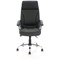 Penza Executive Chair, Fixed Height Arms, Black