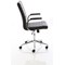 Ezra Executive Chair, Fixed Height Arms, Black