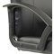 Bella Bonded Leather Executive Managers Chair, Fixed Height Arms, Black