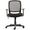 Mave Mesh Task Operator Chair, Fixed Height Arms, Black