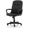 County Leather High Back Managers Chair - Black