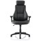 Hampshire Plus Managers Leather Chair, Black