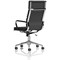 Hawkes Executive Chair, Fixed Height Arms, Black