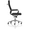 Hawkes Executive Chair, Fixed Height Arms, Black