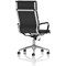 Hawkes Executive Chair, Fixed Height Arms, Black