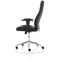 Luca Medium Back Chair, Height Adjustable Arms, Black