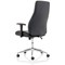 Luca Medium Back Chair, Height Adjustable Arms, Black
