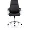 Ohio High Back Leather Chair, Black