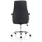 Ohio High Back Leather Chair, Black