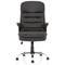 Ontario Executive Chair, Fixed Height Arms, Black