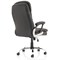 Ontario Executive Chair, Fixed Height Arms, Black