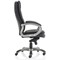 Oscar Black Executive Chair, Fixed Height Arms, Black