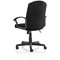 Bella Executive Managers Chair, Fixed Height Arms, Black